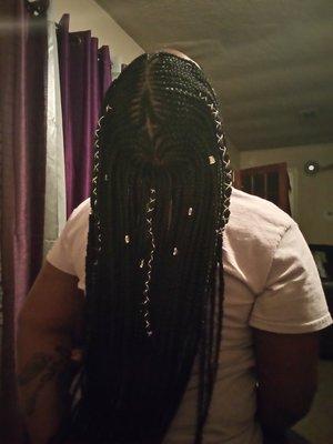 I absolutely love my hair they always deliver #Mami #Africanbraidaction