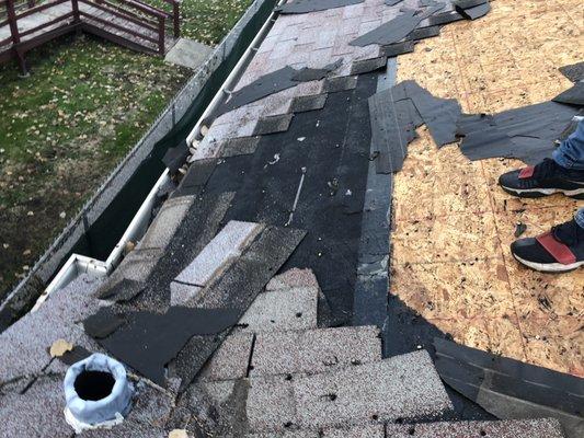 Ice water shield present old house tear off