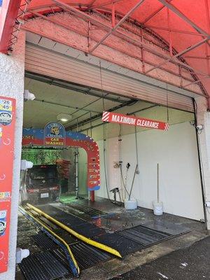 Entrance to cat wash