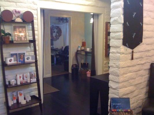 Lobby area, office in the back