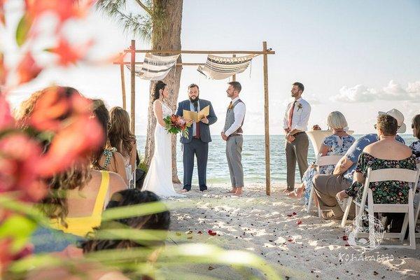 Wedding Ceremony on Palm Island