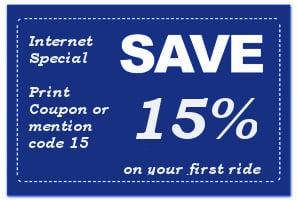 Save on your first ride.