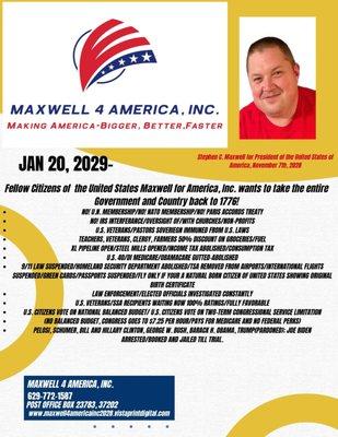 Maxwell 4 America