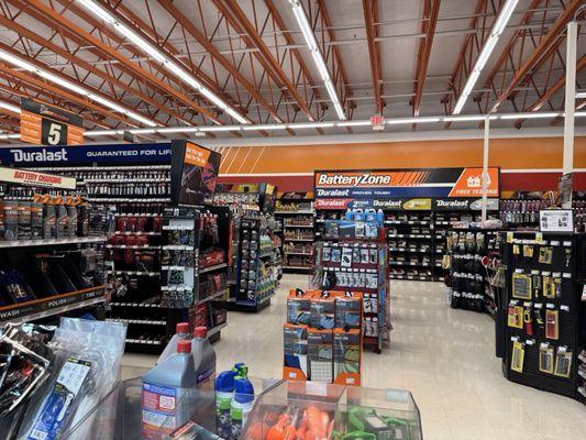 Auto Zone interior
