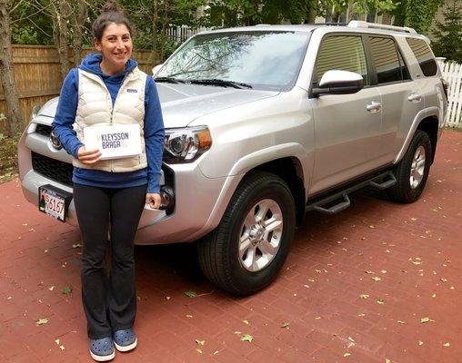 2014 Toyota 4Runner ( 1-866-560-CARS ) Thank you, Mrs. Katherine Hayes We wish you many years of safe and happy driving!