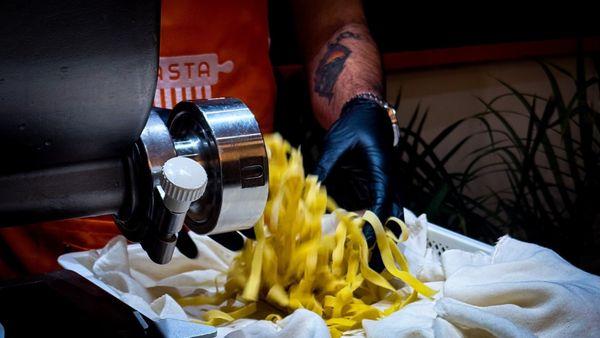 Fettuccine pasta