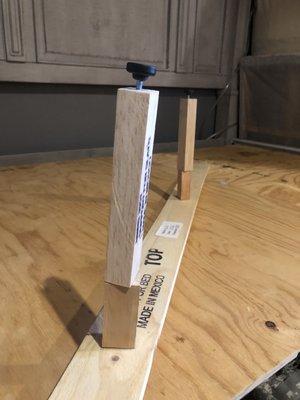 Slats and support legs