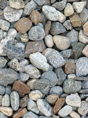 Beautiful yet simple 3/4 Gravel upclose. Its great for water saving and Its more affordable than more expensive colored decorative rock.
