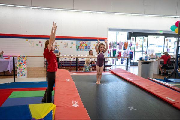 We offer tumbling classes!