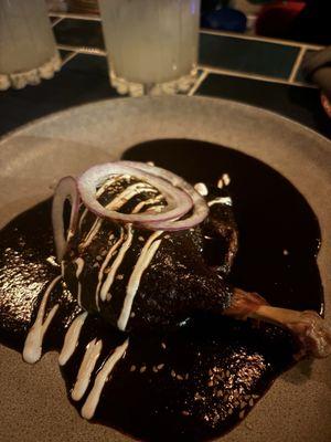 Mole poblano (duck not chicken) 10/10