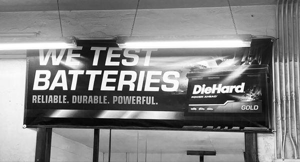 We test batteries and have most common sizes in stock.