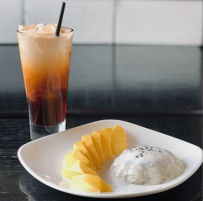 Mango Sticky Rice & Thai Tea