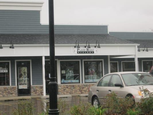 All the bikes are inside!