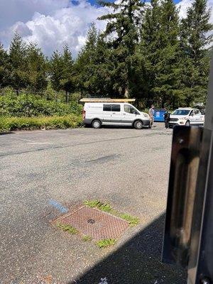 Driver setting off fireworks bend the North Bend Outlet Mall 7/1/24