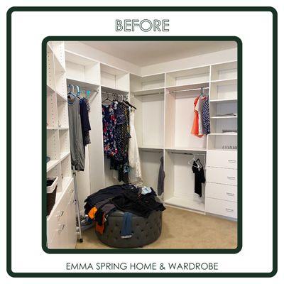 Before! Just moved in or renovated? Not sure how to make best use of the space? Emma Spring can help!