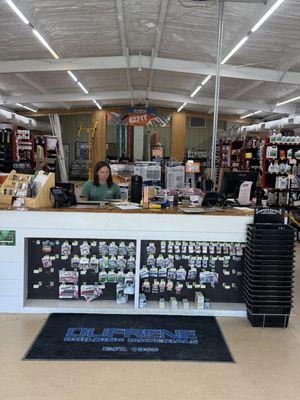 Aisles of product within our hardware store in Gulfport, MS - Dufrene Building Materials