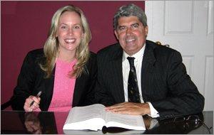 Attorney Doreen Alegi (left) and Attorney Leonard Crone (right)