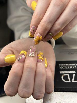 Fall color nails by Daniel