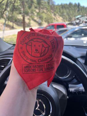 Dog bandana .25 cents