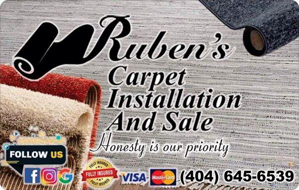 Ruben’s Carpet Installation And Sale