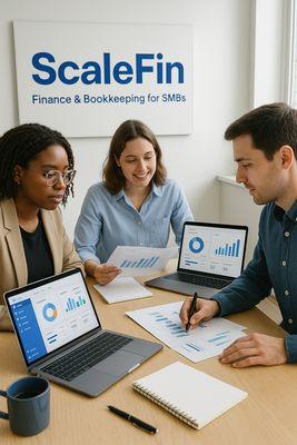 Helping small businesses thrive with expert bookkeeping, budgeting, and financial clarity, ScaleFin is your partner in smart, finance.