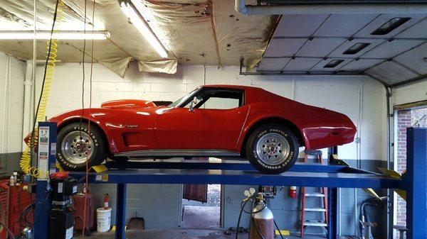 A customized Vette we dualed out .