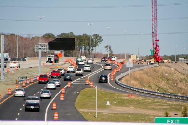 Progress photo of our completed Battlefield Blvd. project.