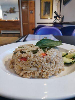 Chicken basil fried rice