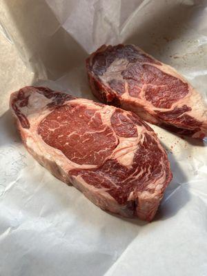 Ribeyes! But you already knew! So good!