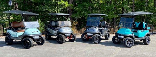 Custom Build Club Car Golf Carts.