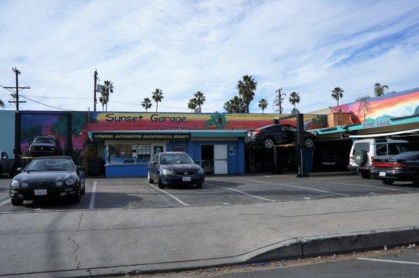 Sunset Garage