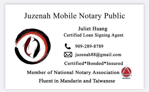 Juzenah Mobile Notary