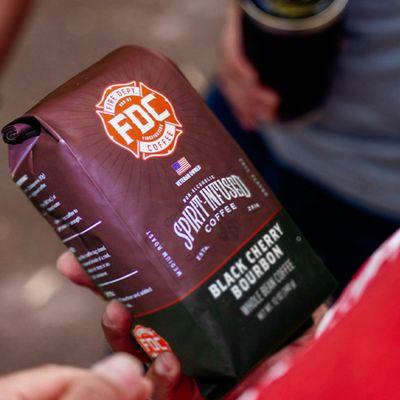 Fire Department Coffee's Black Cherry Bourbon Infused Coffee