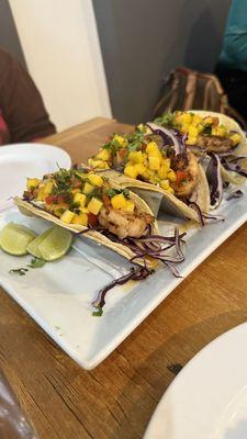 Jerk Shrimp tacos