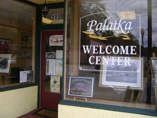 Palatka Welcome Center, owned and operated by Downtown Palatka, Inc.