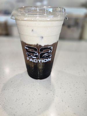 Iced cinnamon protein coffee