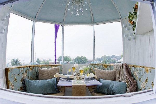 A beautiful interior to the lens room