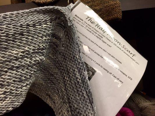 Love that you can check out different yarn items and ask questions!