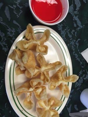 Now THESE are properly executed Crab Rangoon! Have been craving these all week! So good!
