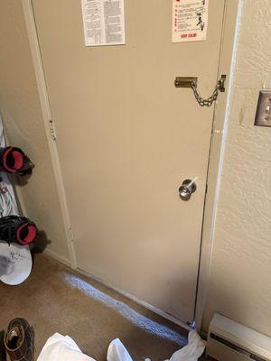 Towels to block the cold air? Yup ask for extras if you're staying