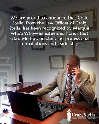 We're proud to have the Marquis Who's Who important badge.