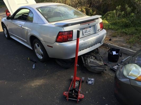 Stuck at the side of the road? We can help! Doesn't matter if all you is need gas or the fuel pump failed we will be there fast! (Fuel Pump)