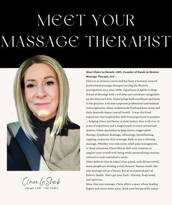 Hands In Motion Massage Therapy, LLC