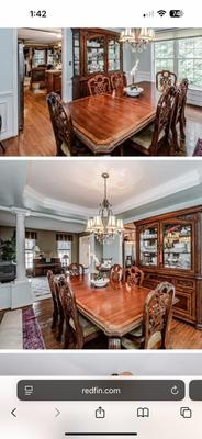 Dining Room Set. 804 641-9830