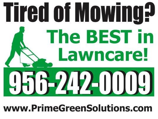 Prime Green Solutions