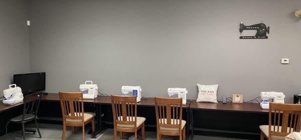 Group sewing studio
