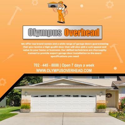 Olympus Overhead - Local Garage Door Services