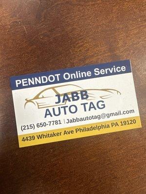 JABB Auto Tag