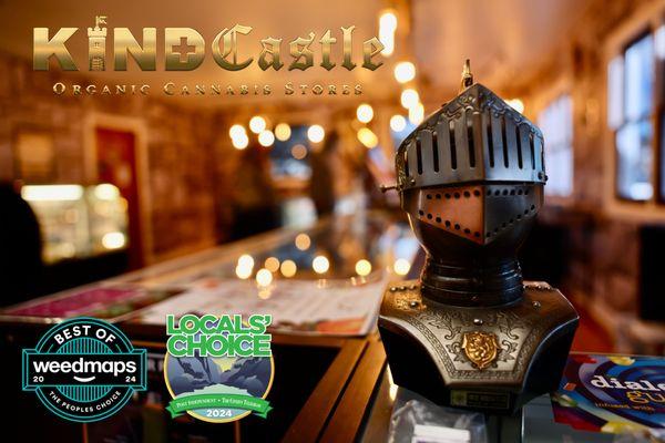 Voted #1 dispensary in the 2024 Locals Choice Awards, Kind Castle Organic Cannabis Dispensary in Parachute, Colorado is here to stay!