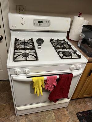 Spotless stove!